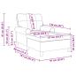 Preview: Lounge-Liege mit Kissen Schwarz 91 x 157 x 91 cm Antikes PU