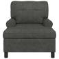 Preview: Lounge-Liege Schwarz Kunstleder 91 x 157 x 91 cm