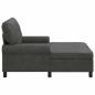 Preview: Lounge-Liege Schwarz Kunstleder 91 x 157 x 91 cm