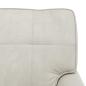Preview: Lounge-Liege mit Kissen Creme 91 x 157 x 91 cm Samt