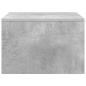 Preview: Wandtisch Wandmontiert Beton Grau 60 x 45 x 30 cm Holzwerkstoff