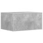 Preview: Wandtisch Wandmontiert Beton Grau 60 x 45 x 30 cm Holzwerkstoff