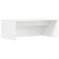 Preview: Wandtisch Wandmontiert Weiß 80 x 45 x 30 cm Holzwerkstoff