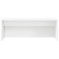 Preview: Wandtisch Wandmontiert Weiß 80 x 45 x 30 cm Holzwerkstoff