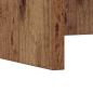 Preview: Wandtisch Wandmontiert Altholz 80 x 45 x 30 cm Holzwerkstoff