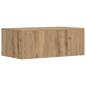 Preview: Wandtisch Artisan-Eiche 80 x 45 x 30 cm Holzwerkstoff