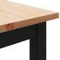 Preview: Esstisch Natur 150 x 90 x 75 cm Massives Kiefernholz