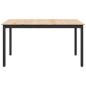 Preview: Esstisch Natur 150 x 90 x 75 cm Massives Kiefernholz
