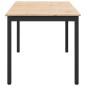 Preview: Esstisch Natur 150 x 90 x 75 cm Massives Kiefernholz