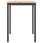 Preview: Bartisch 80 x 80 x 105 cm Massives Kiefernholz Natur