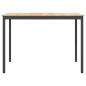Preview: ARDEBO.de - Bartisch Natur 110 x 55 x 105 cm Massives Kiefernholz