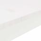 Preview: Bartisch Weiß 110 x 55 x 105 cm Massives Kiefernholz