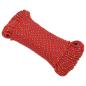 Preview: Bootsseil Rot 3 mm 50 m Polypropylen