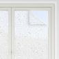 Preview: Statisches Fensterfolie Blumen-Muster 45 x 500 cm PVC
