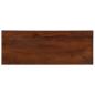 Preview: ARDEBO.de - Tischplatte 90x20x3,8 cm Rechteckig Altholz Massiv