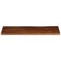 Preview: Tischplatte 90x20x3,8 cm Rechteckig Altholz Massiv