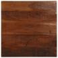 Preview: ARDEBO.de - Tischplatte 50x50x3,8 cm Quadratisch Altholz Massiv