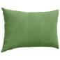 Preview: Sofakissen 2 Stück Hellgrün 60 x 40 cm Cordstoff