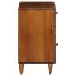 Preview: Nachttisch Braun 50 x 33 x 60 cm Massivholz Mango
