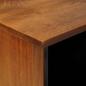 Preview: Sideboard mit Tür Walnuss 80 x 33,5 x 75 cm Massivholz Mango