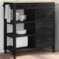 Preview: Küchentrolley Schwarz