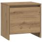Preview: Nachttisch Kunsthandwerk Eiche 45 x 34 x 44,5 cm Holzwerkstoff