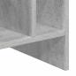 Preview: Schallplattenschrank Beton Grau 78,5 x 35 x 45 cm Holzwerkstoff