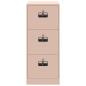 Preview: Aktenschrank Rosa 44 x 50 x 106,5 cm Kaltgewalzter Stahl