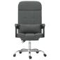 Preview: Bürostuhl mit Massagefunktion Dunkelgrau Stoff