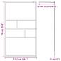 Preview: Walk-in Duschwand Schwarz 80 x 195 x 0,5 cm Glas und Aluminium