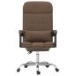 Preview: Bürostuhl mit Massagefunktion Braun Stoff