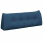 Preview: Rücken Kissen Blau 140 x 24 x 50 cm Stoff
