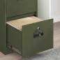Preview: Aktenschrank Olive Grün 44 x 50 x 106,5 cm Kaltgewalzter Stahl