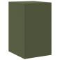 Preview: Aktenschrank Olive Grün 44 x 50 x 106,5 cm Kaltgewalzter Stahl