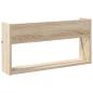 Preview: Magazinregal Sonoma-Eiche 60 x 12 x 30 cm Holzwerkstoff