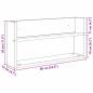 Preview: Magazinregal Graues Sonoma 60 x 12 x 30 cm Holzwerkstoff