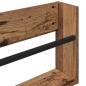 Preview: Magazinregal 2 pcs Altholz 60 x 12 x 30 cm Holzwerkstoff