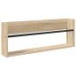 Preview: Magazinregal Sonoma-Eiche 80 x 12 x 30 cm Holzwerkstoff