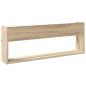 Preview: Magazinregal Sonoma-Eiche 80 x 12 x 30 cm Holzwerkstoff