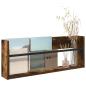 Preview: Magazinregal Geräucherte Eiche 80 x 12 x 30 cm Holzwerkstoff
