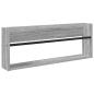 Preview: Magazinregal 2 pcs Graues Sonoma 80 x 12 x 30 cm Holzwerkstoff
