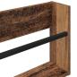 Preview: Magazinregal mit Regal Altholz 80 x 12 x 30 cm Holzwerkstoff