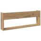Preview: Magazinregal 2 pcs Artisan-Eiche 80 x 12 x 30 cm Holzwerkstoff