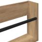 Preview: Magazinregal 2 pcs Artisan-Eiche 80 x 12 x 30 cm Holzwerkstoff