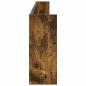 Preview: Magazinregal Geräucherte Eiche 100 x 12 x 30 cm Holzwerkstoff