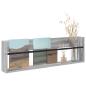 Preview: Magazinregal Graues Sonoma 100 x 12 x 30 cm Holzwerkstoff