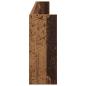 Preview: Magazinregal mit Regal Altholz 100 x 12 x 30 cm Holzwerkstoff