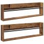 Preview: Magazinregal 2 pcs Altholz 100 x 12 x 30 cm Holzwerkstoff