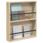 Preview: Magazinregal Sonoma-Eiche 60 x 12 x 70 cm Holzwerkstoff