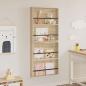 Preview: Magazinregal 2 stk. Sonoma-Eiche 60 x 12 x 70 cm Holzwerkstoff